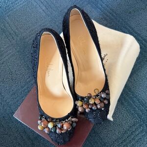 Cole Haan Meena Boucle Pump Chic size 6.5 EUC